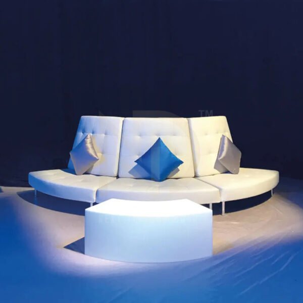 10002 Infinity Curved Lounge Sofa – Small High-Back