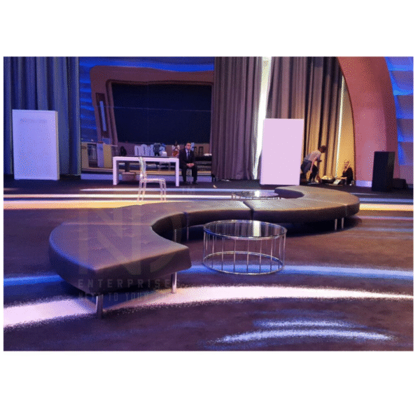 2 Serpentine Curve Lounge Sofa – Large Low-Back (15 Seater)