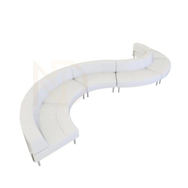 Infinity Curved Lounge Sofa – Low-Back (14 seater)