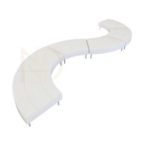 Serpentine Curve Lounge Sofa – Large Low-Back (15 Seater)