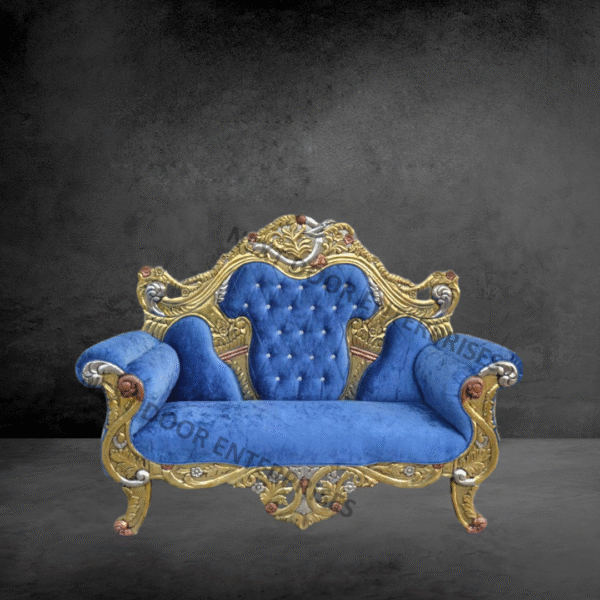 Royal Sapphire Throne Sofa