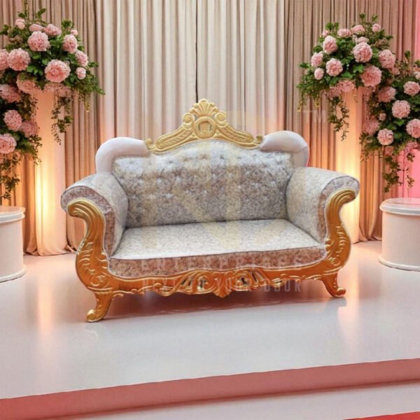 Golden Crest Wedding Sofa