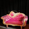 Golden Scarlet Bride & Groom Couch