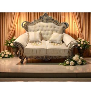 Golden Majesty Wedding Throne