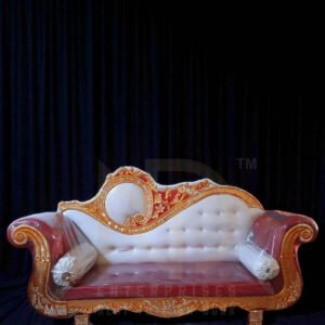 Regal Ivory Crown Wedding Sofa