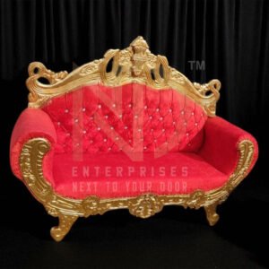 Royal Scarlet Majesty Wedding Sofa