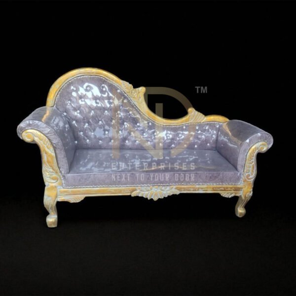 NDWCRS21 Royal Velvet Curve-Back Wedding Sofa