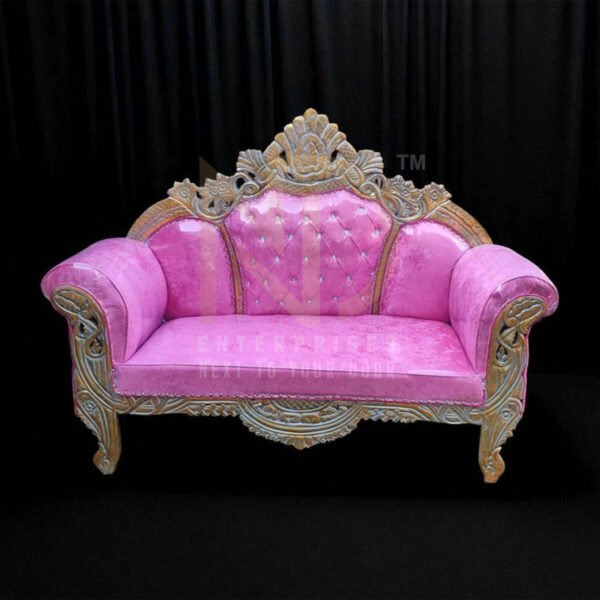 Royal Blossom Wedding Stage Sofa