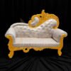 Golden Grace Wedding Stage Sofa