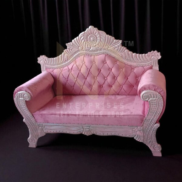 Royal Blossom Wedding Throne Sofa