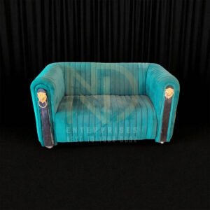 Emerald Velvet Wedding Sofa