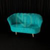 NDWCS02(a) Turquoise Shell-Back Velvet Wedding Sofa