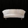 Elegant Curved Velvet Sofa – Wedding Hall Seating