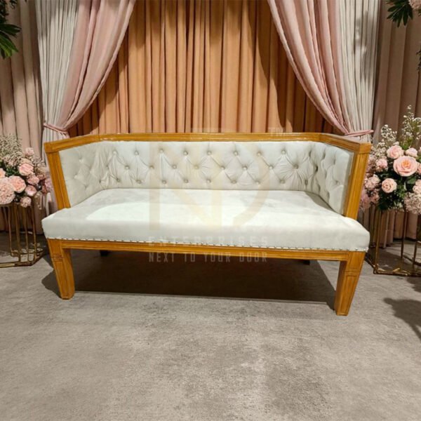 Classic Ivory Wedding Hall Sofa