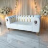 NDWCS11(c) Royal White & Gold Wedding Hall Sofa