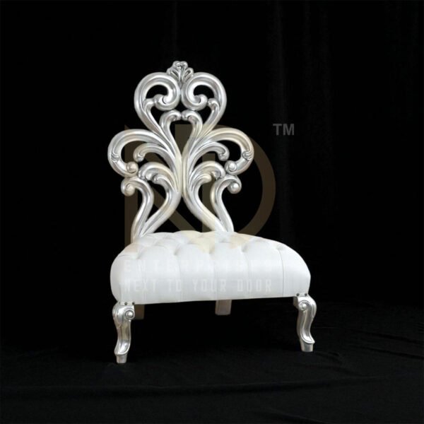 NDWVC09(A) Elegant Silver Carved Vidhi Chair Set