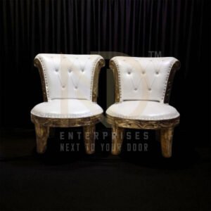 NDWVC29 Royal Pearl White Vidhi Chair Set